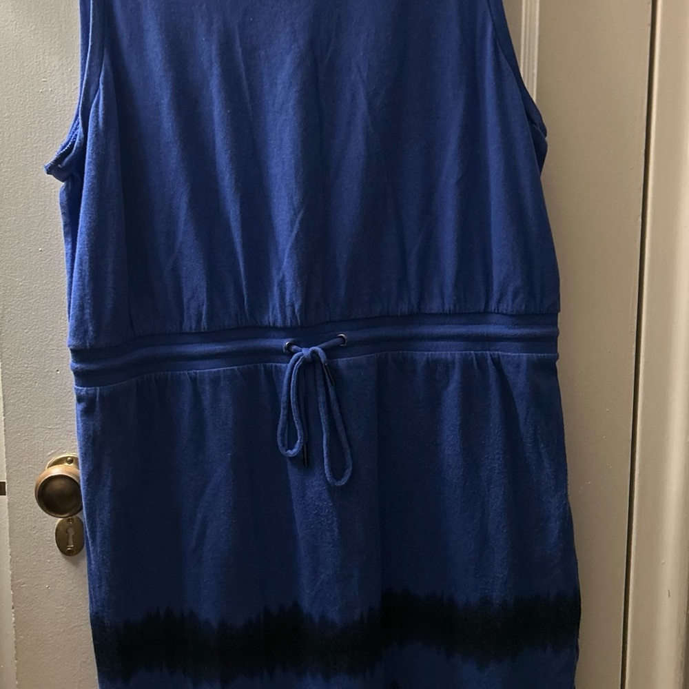 Simply Vera Vera Wang Royal Blue Mini Dress with Black Accent